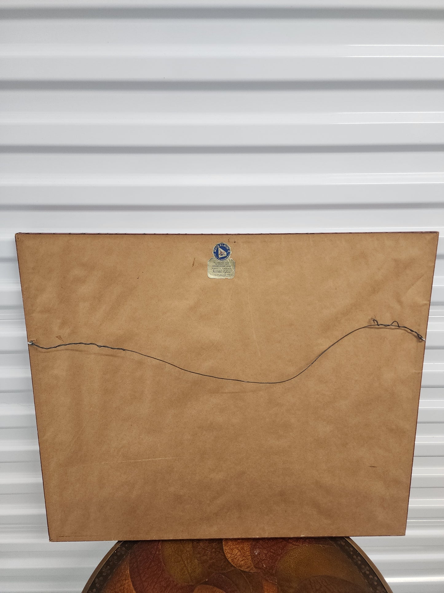 Thai dragon boat temple rubbing framed